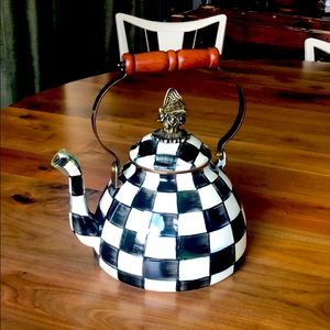 Mackenzie-Childs 3 qt. Tea Kettle - Courtly Check